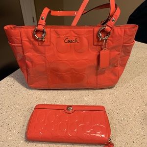 Coach Purse & Matching Wallet